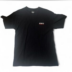 ESPN Black Men's Short Sleeve Tee